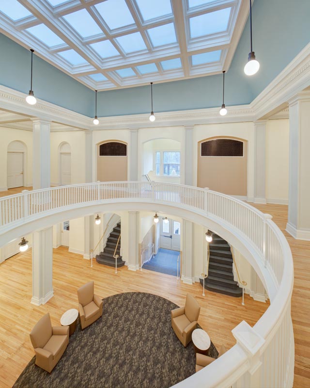 UNC Hill Hall Rotunda from second floor